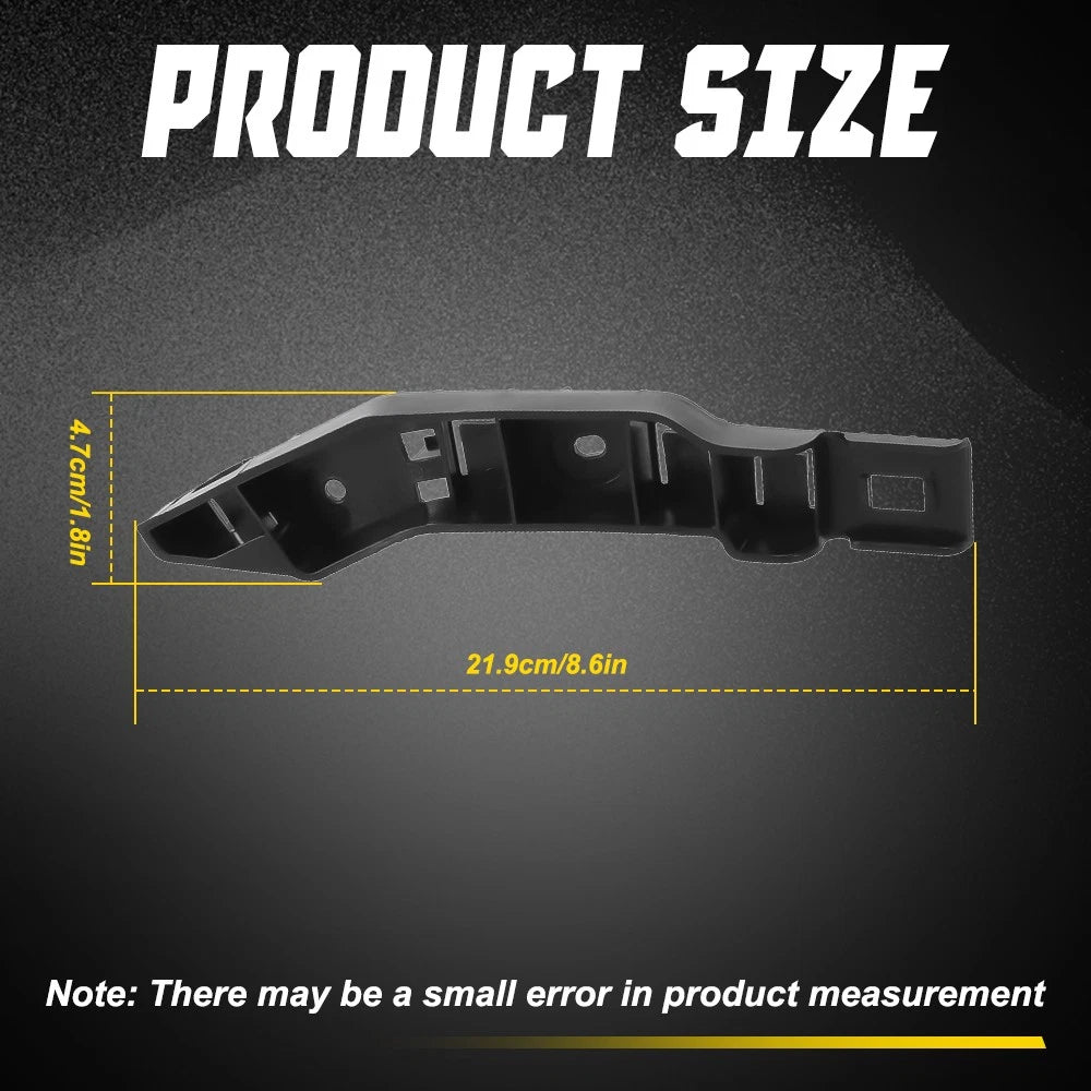 Pair of Front Bumper to Fender Brackets for Jeep Compass (2017–2022)
