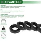 Set of 5 Oil Seal Rotary Shaft Seal NBR Rubber 15x26x7mm