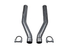 2X 2.5" Stainless Through Bumper Adapters for Dodge