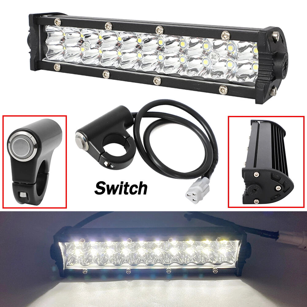 LED Headlight Light Bar Kit 60W for Kawasaki KLX110 KLX110L (2010–2021)