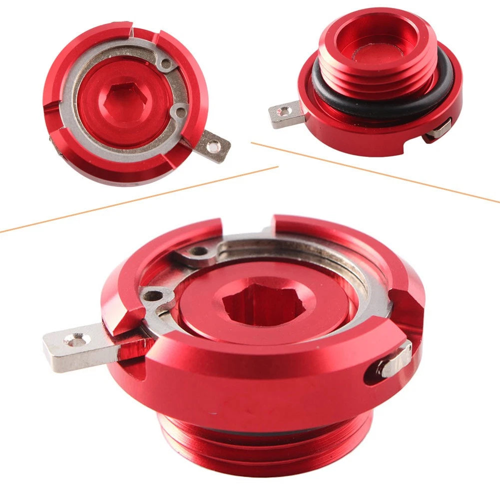 Engine Oil Filler Cap for BMW S1000RR (2009–2013) M24 x 2.0 Red