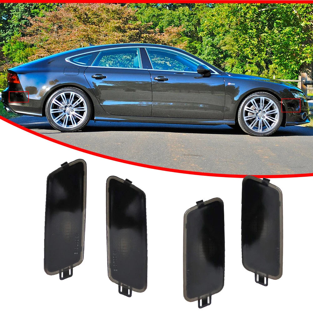 Set of 4 Smoked Side Marker Lights for Audi A7 S7 RS7 (2012–2018)