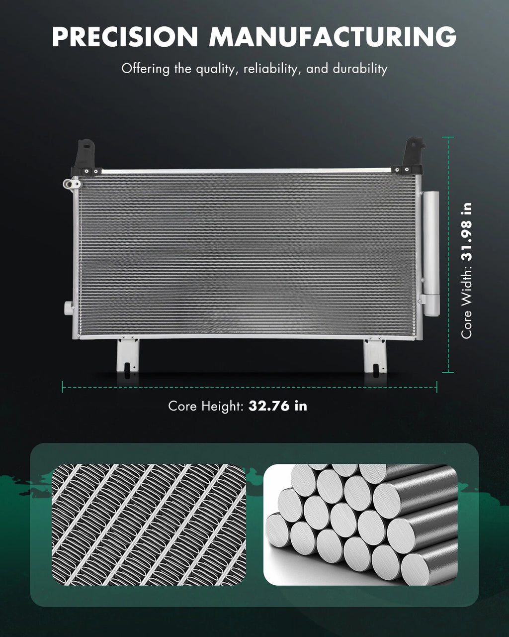 Aluminum AC Condenser for Honda CR-V 1.5L (2017–2022) 30063