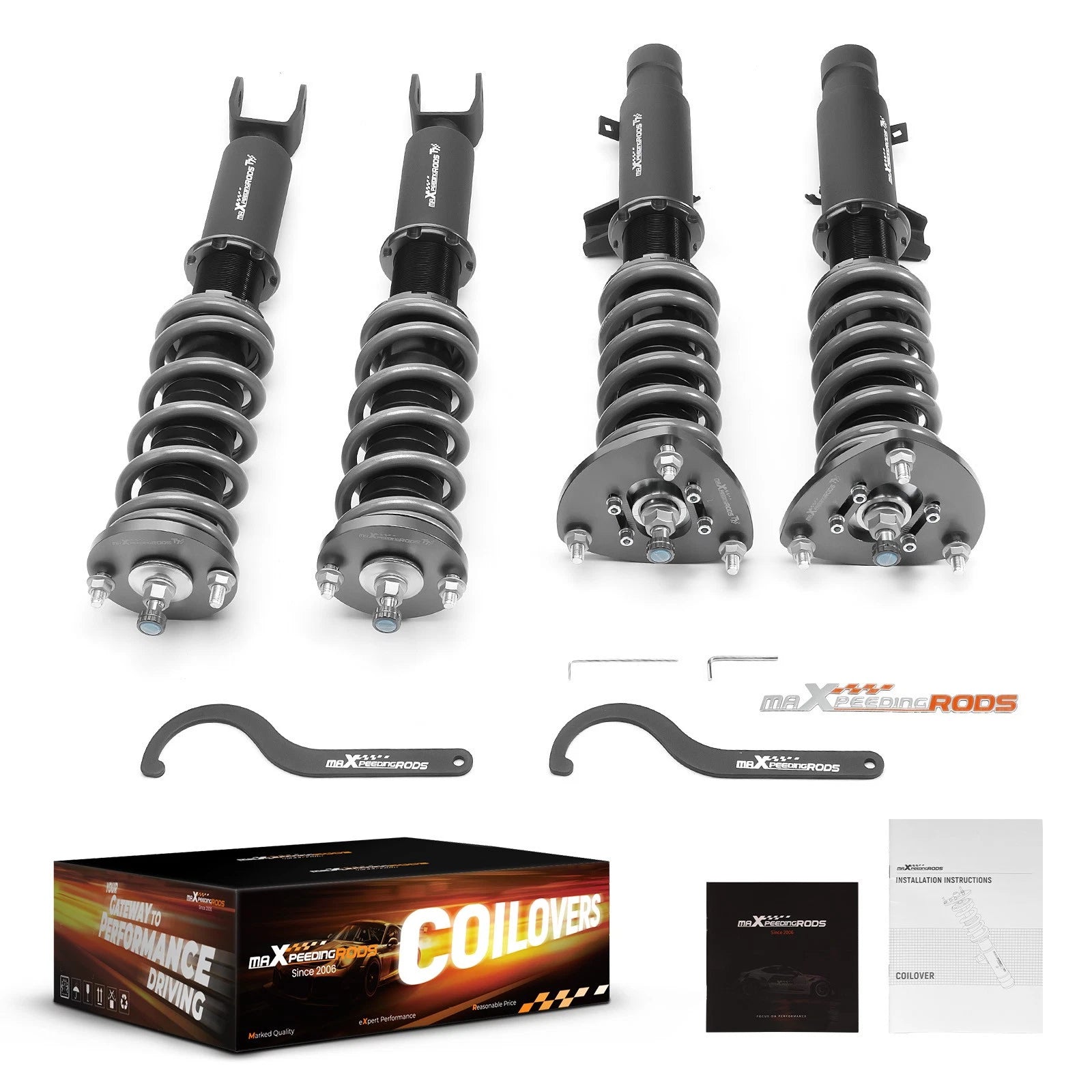 COILOVER SUSPENSION 24 LEVEL DAMPER KIT FOR ACURA TLX (UB1/UB2) 2015-2020