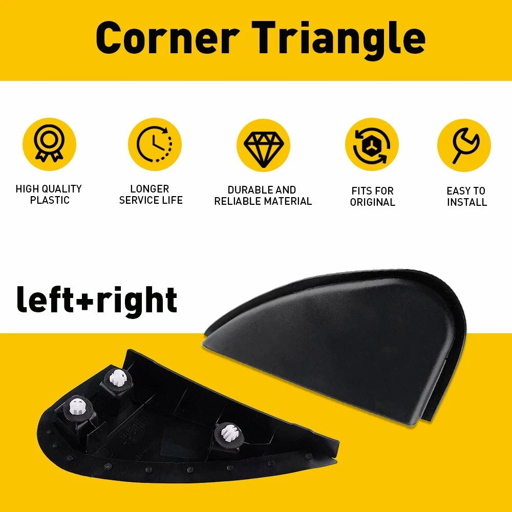 2X Side Mirror Corner Triangle Cover Trim for Toyota Corolla (2014â2016)