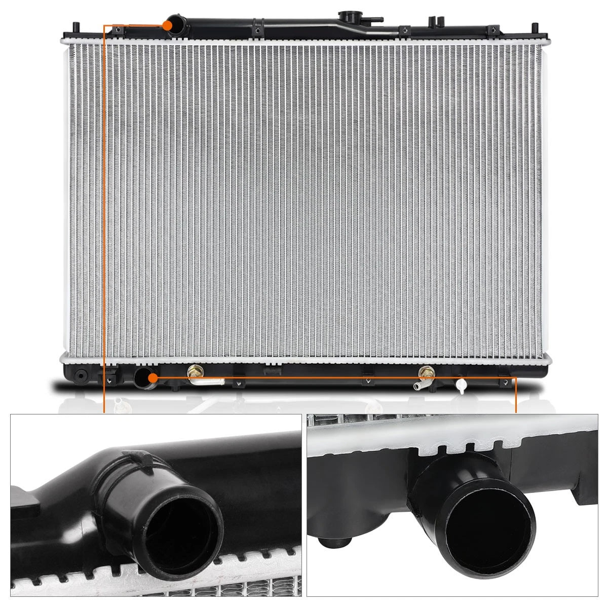 Aluminum Core Cooling Radiator for Honda Pilot (2006–2008) DPI-2956
