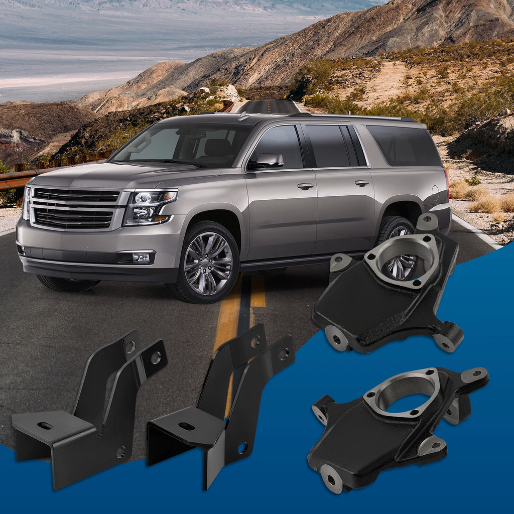 2"/4" Drop Suspension Lowering Kit for Chevy Tahoe GMC Yukon (2007-2014)