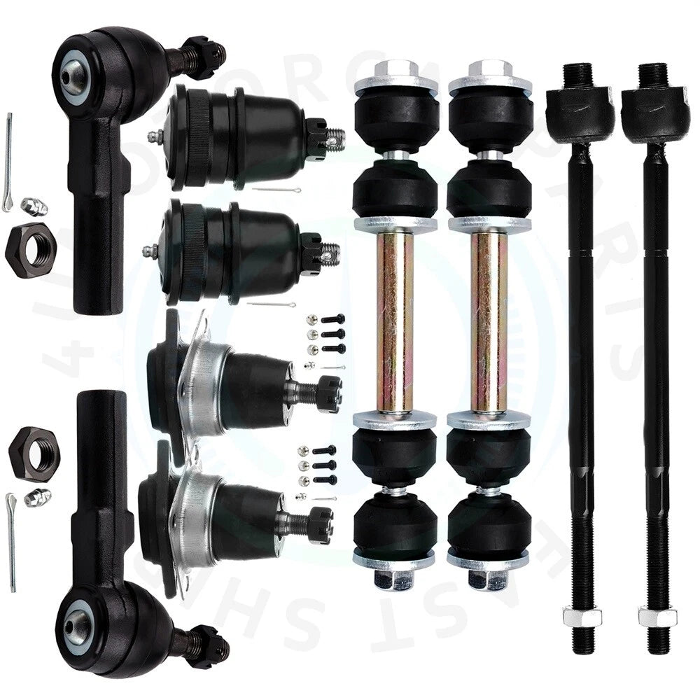 Set of 10 Ball Joints and Tie Rod Ends for Chevrolet Camaro (1993–2002)