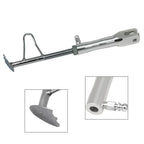 Adjustable Non-Slip Kickstand for Motorcycle - Silver