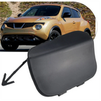 Black Front Bumper Tow Hook Eye Cap Cover for Nissan Juke (2011-2014)