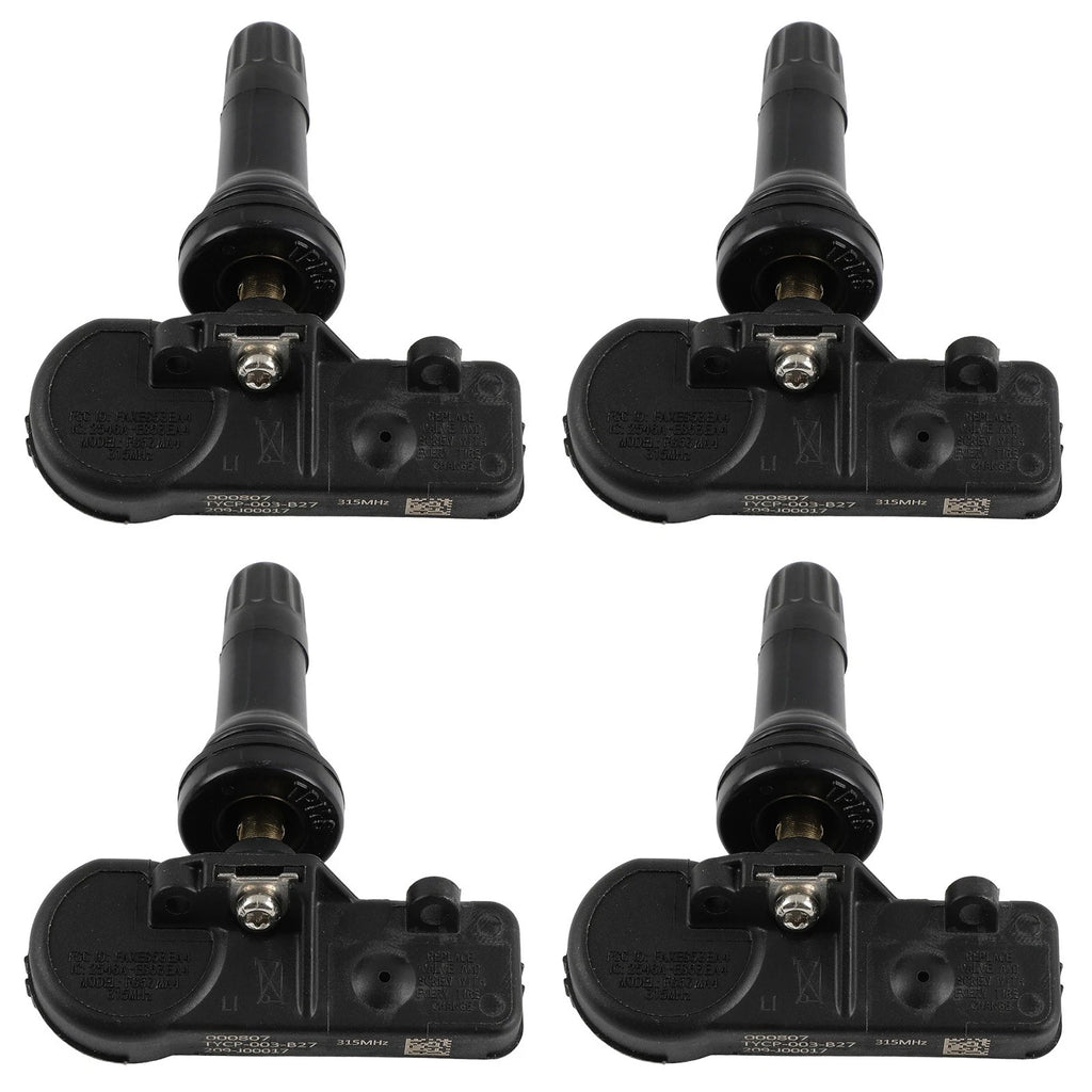 Set of 4 TPMS Tire Pressure Sensors for Ford Mustang Fusion (2007–2009) 6F2Z-1A189A