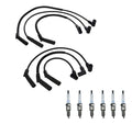 Denso 7mm Wire Set & 6 Platinum TT Spark Plugs Kit for V6 (3.0–3.8)
