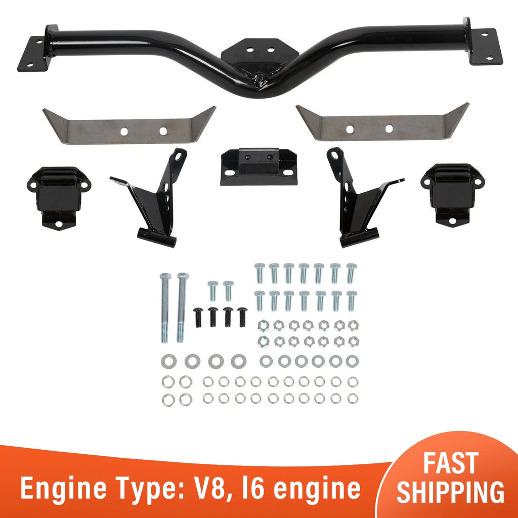 Engine Transmission Mount Kit 3/4" for Chevy 210 150 V8 Belair Nomad (1955–1957)