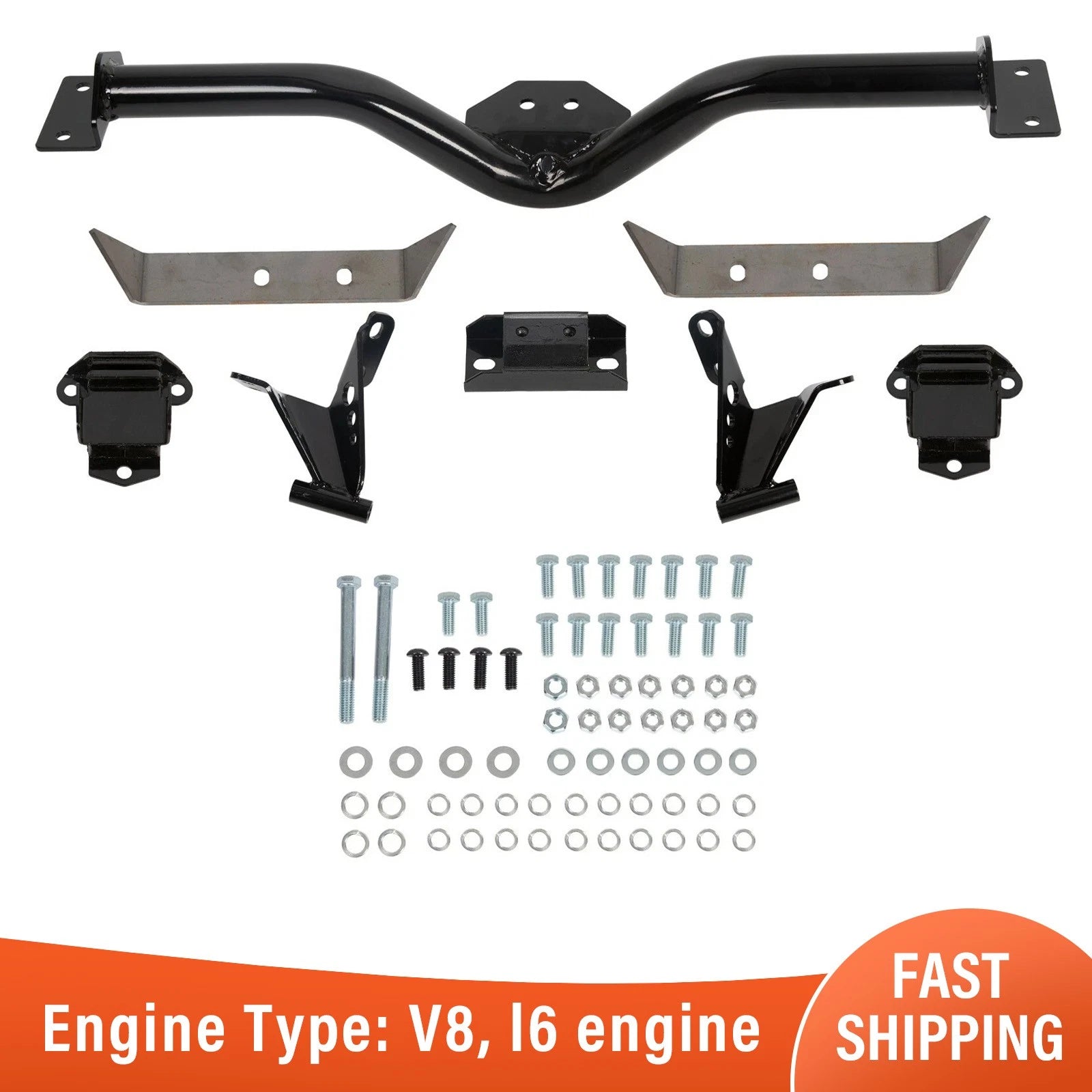 Engine Transmission Mount Kit 3/4" for Chevy 210 150 V8 Belair Nomad (1955–1957)
