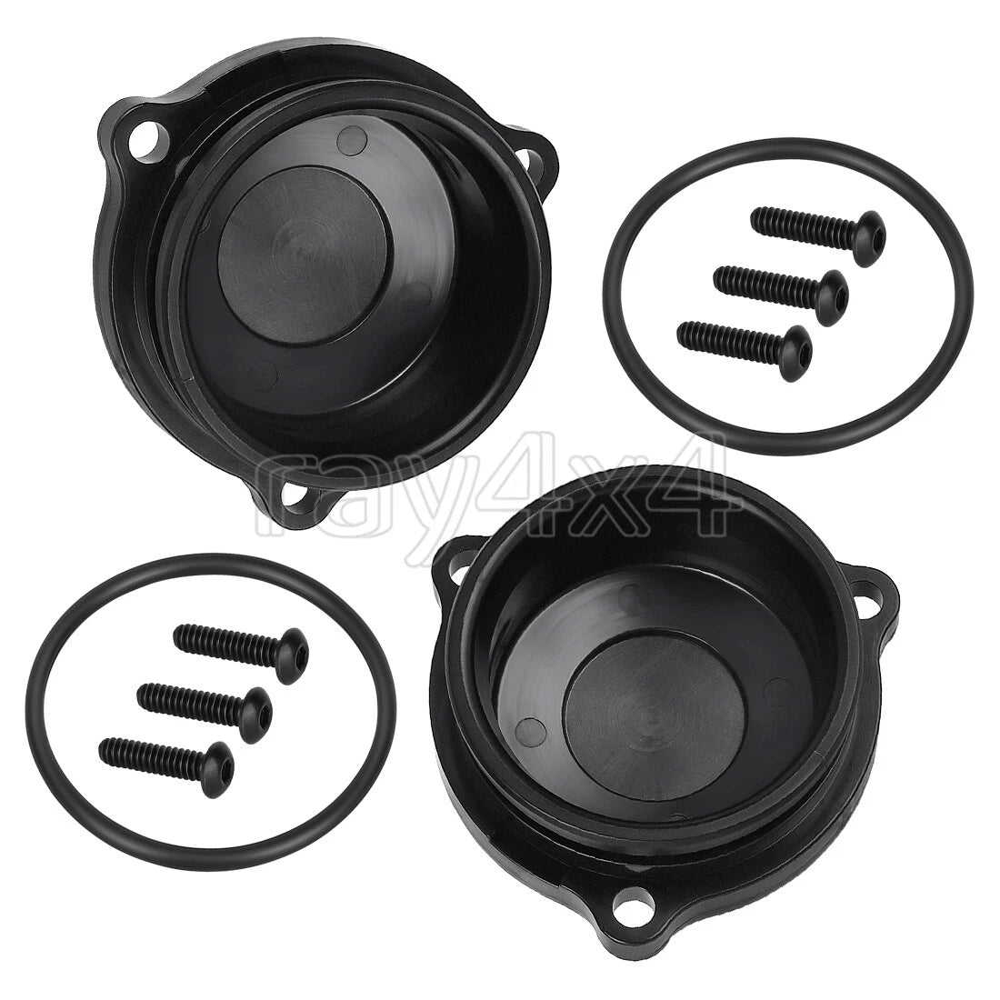 2X Front Wheel Hubcap for Polaris Ranger Sportsman 500 425 400 325 (2000–2023)