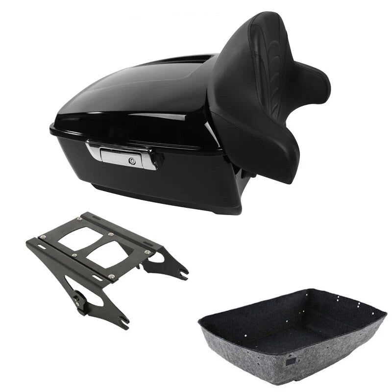 Trunk Backrest Mount Rack for Harley Touring Road Electra Glide (2014–2026)