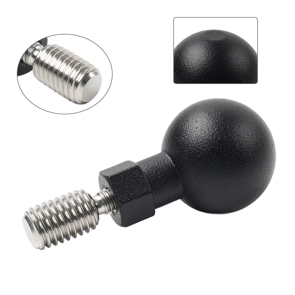 Universal Motor Ball Head Base GPS Phone Holder Bracket Clamp M6 M10