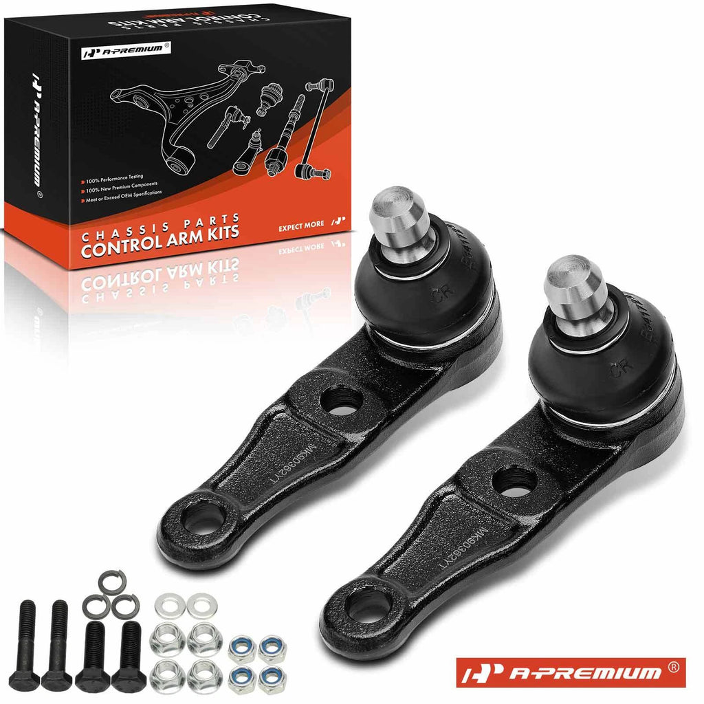 2X Front Lower Ball Joint for Kia Spectra (2000–2004) Sephia (1998–2001)
