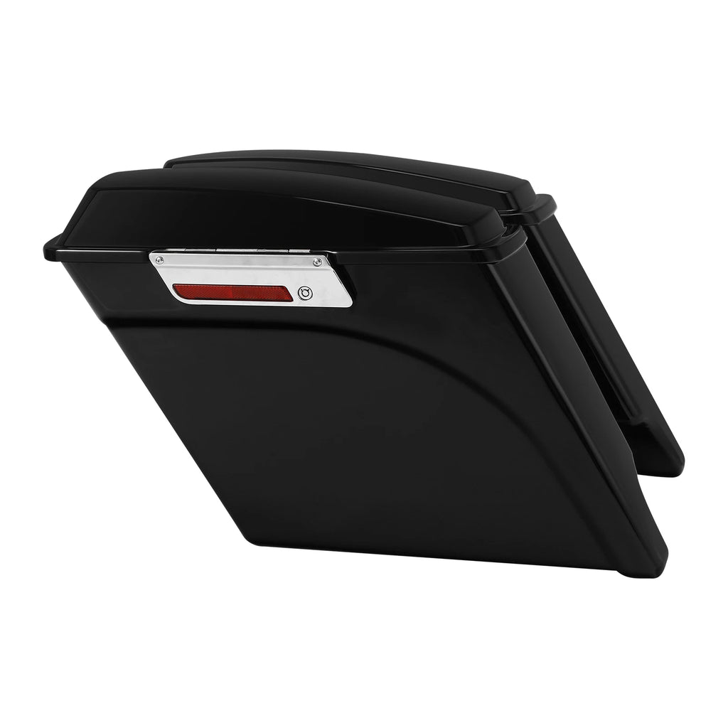 5" Stretched Extended Hard Saddle Bag for Harley Electra Street Road Glide (1993–2013)
