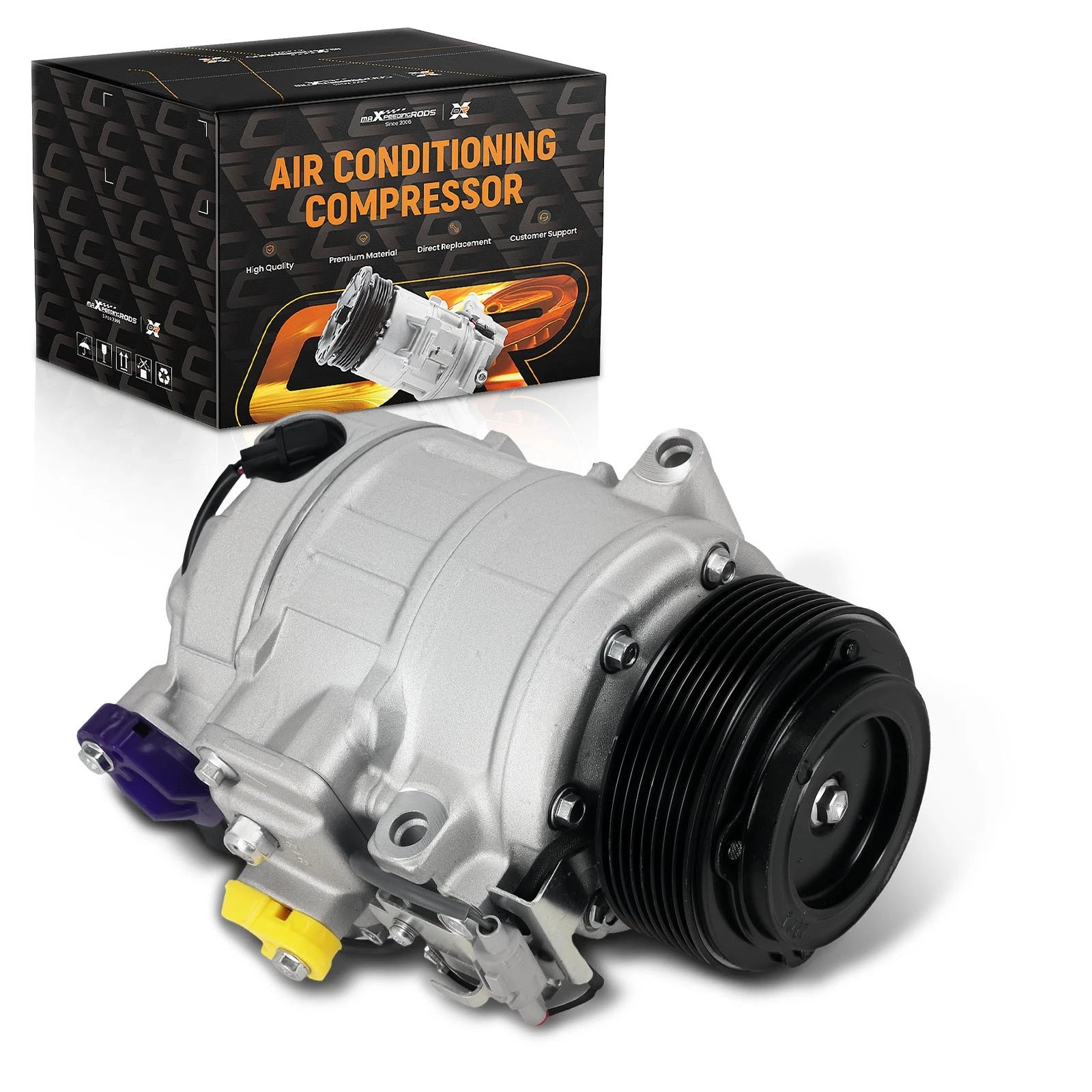 110mm Air Conditioning Compressor for BMW 535i GT xDrive (2011–2017) CO29221C