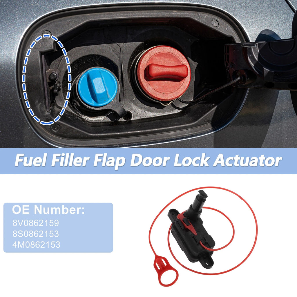 Fuel Filler Flap Door Latch Lock Actuator Motor for Audi A3 Sportback (2013–2020)