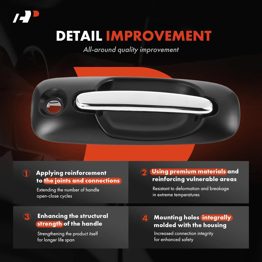 Front Right Exterior Door Handle for Dodge Grand Caravan (2001-2007)