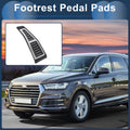 1 Pc Footrest Pedals Cover for Audi Q7 (2015–2024) Silver Tone