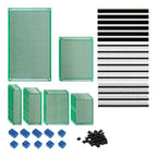 PCB Circuit Board Kit 147 Pieces for Electronic Prototyping
