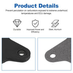 Carb Heat Shield Kit Insulator Spacer 108-70 for Holley 4010 4150 4160