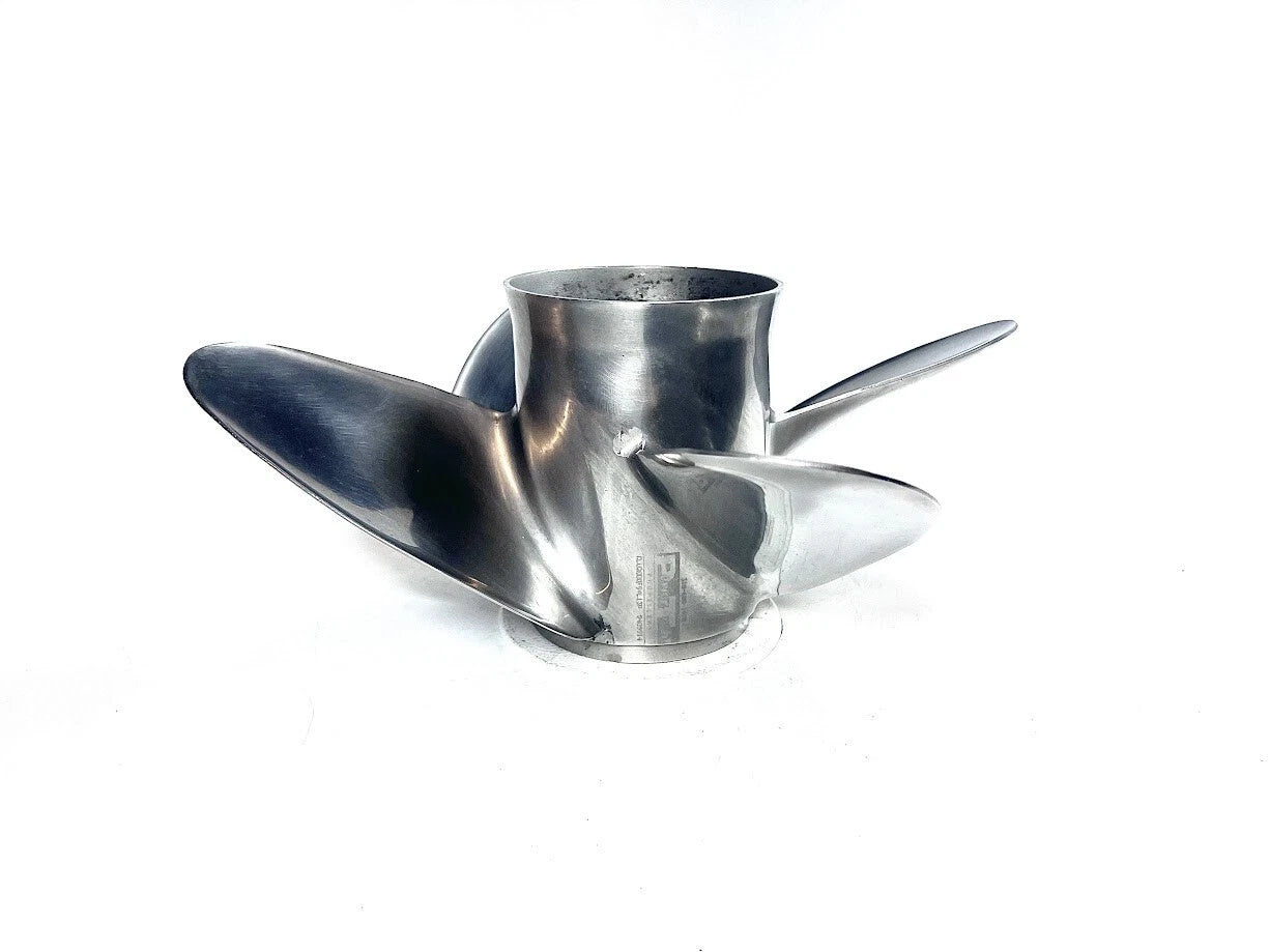 Set of 4 Stainless Steel Propellers for Powertech CLU200OFS4L13P (15 1/4 x 13)