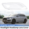 1 Pc Headlight Lens Cover for Audi Q7 (2006–2015) No. 4L0941030 Clear