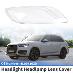 1 Pc Headlight Lens Cover for Audi Q7 (2006–2015) No. 4L0941030 Clear