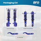 Coilovers Lowering Springs Kit for Toyota Corolla (2003-2008)