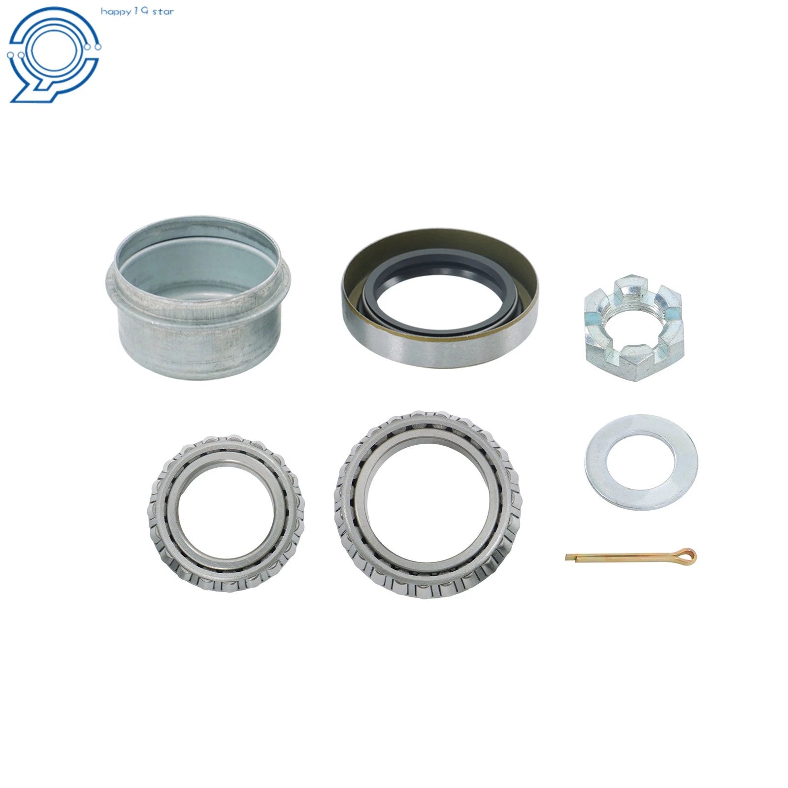Trailer Hub Kit with Spindle and Bearing for Trailers (Fits Various Models)