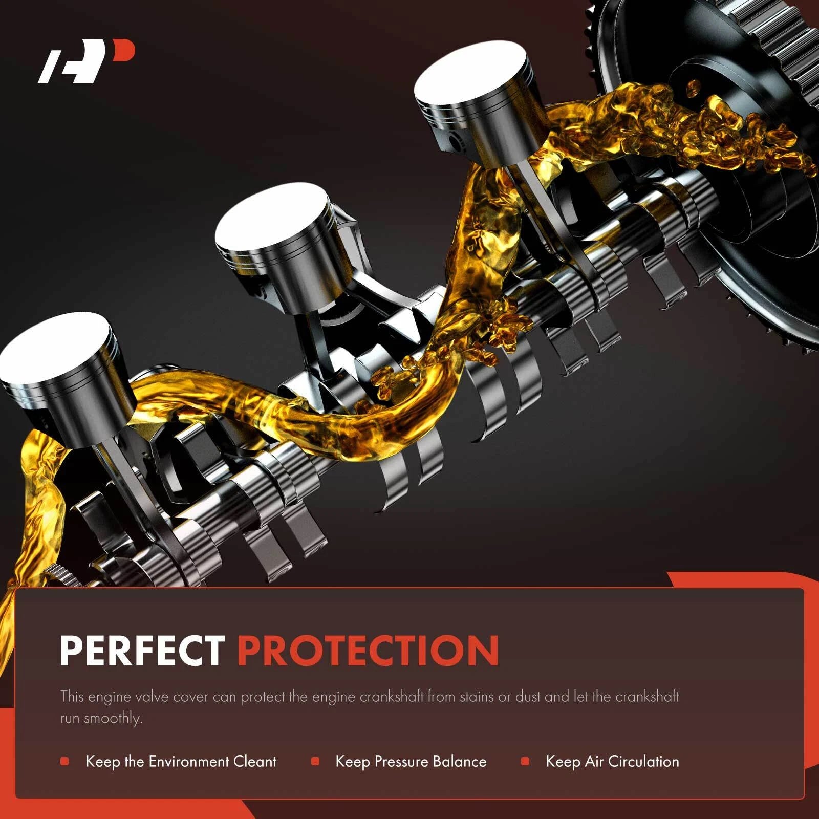 2X Engine Valve Cover with Gaskets for Chevy 283-400 (1958–1986)