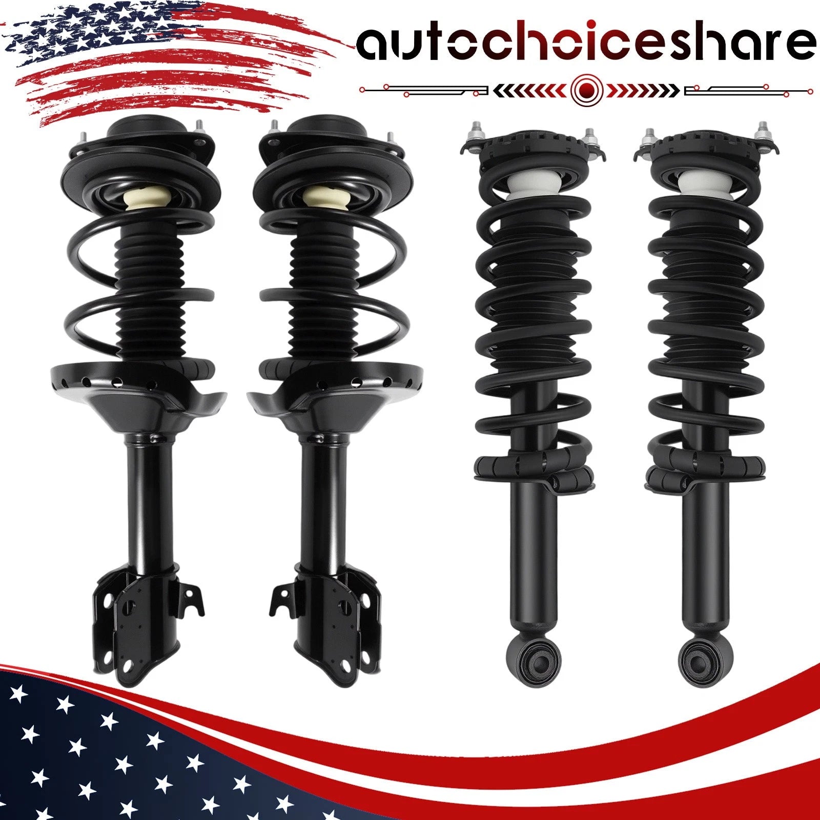 Set of 4 Struts Shocks Assembly for Subaru Outback (2005–2009)