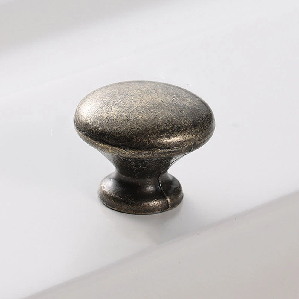 2X Vintage Drawer Knob Cabinet Pulls Round Handles for Door Closet