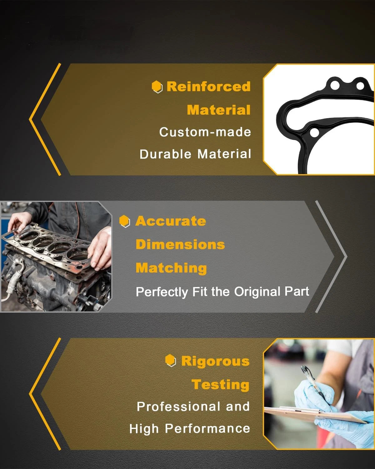 Timing Chain Kit with Head Gaskets for Chevy Cruze Limited Sonic Trax Buick Encore (2016-2019)