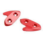 Red mirror delete blanking block off plates for YZF-R1 YZF-R1M (2015–2019) T9