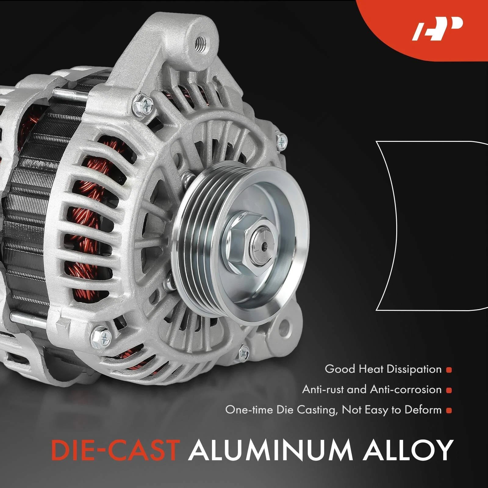 Alternator for Nissan Quest Mercury Villager (1999–2002) 3.3L 125A 5-Groove