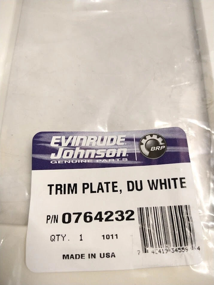 Trim Plate for Evinrude Johnson 0764232 (RHD)