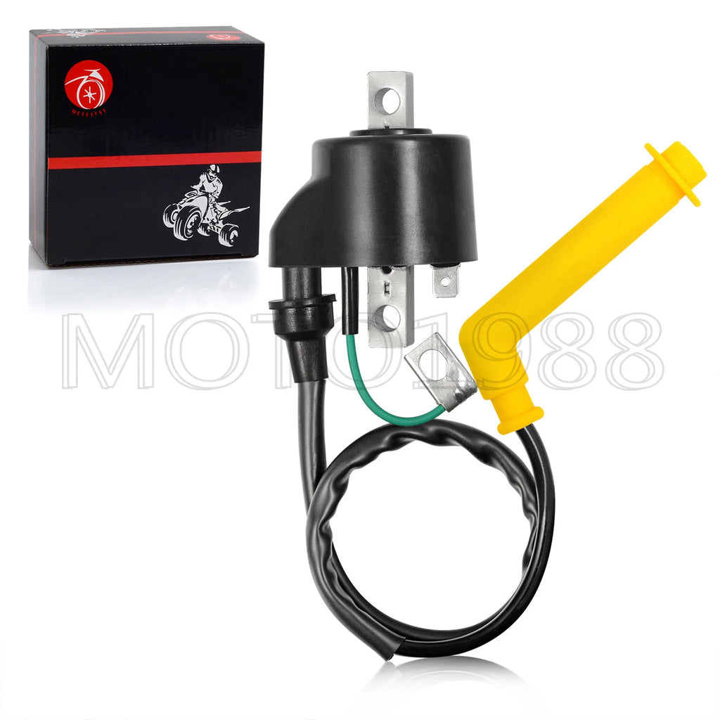 Ignition Coil and Spark Plug Cap for Honda Rincon 650 TRX650 (2003-2005)