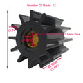 Sea Water Pump Impeller for Jabsco 17936-0001-P Johnson 09-814B (No Years)