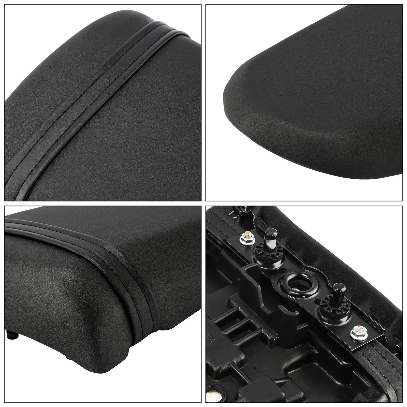 Synthetic Leather Rear Pillion Passenger Seat for Suzuki GSXR1000 (2003–2004)