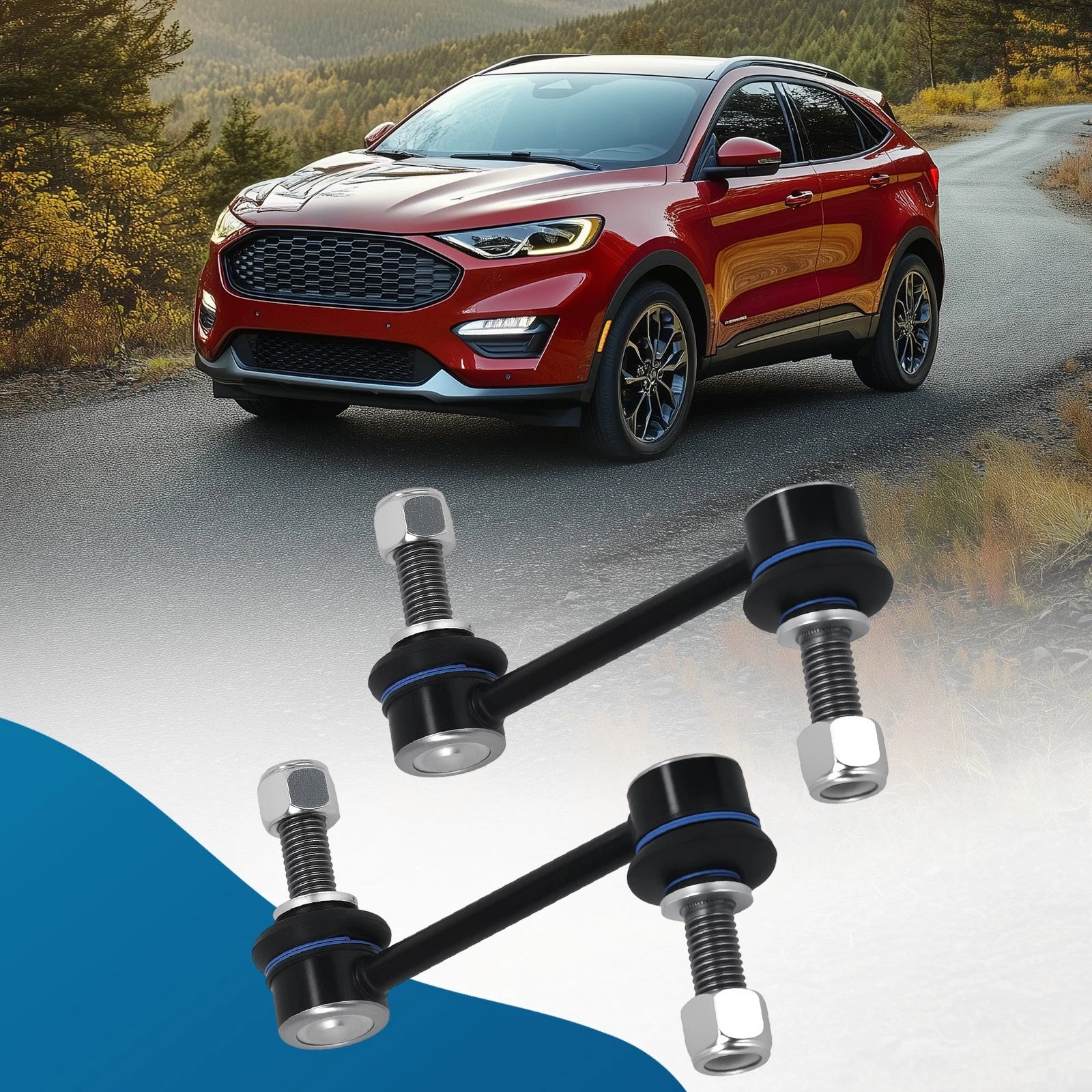 2X Front Sway Bar Link for Ford Edge MKX (2007–2015)