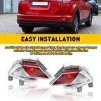Pair of Rear Bumper Reflector Lights for Toyota RAV4 (2016–2018)