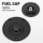 CNC Keyless Fuel Gas Tank Cap Cover for Kawasaki ZX10R ZX14 (2006–2013)