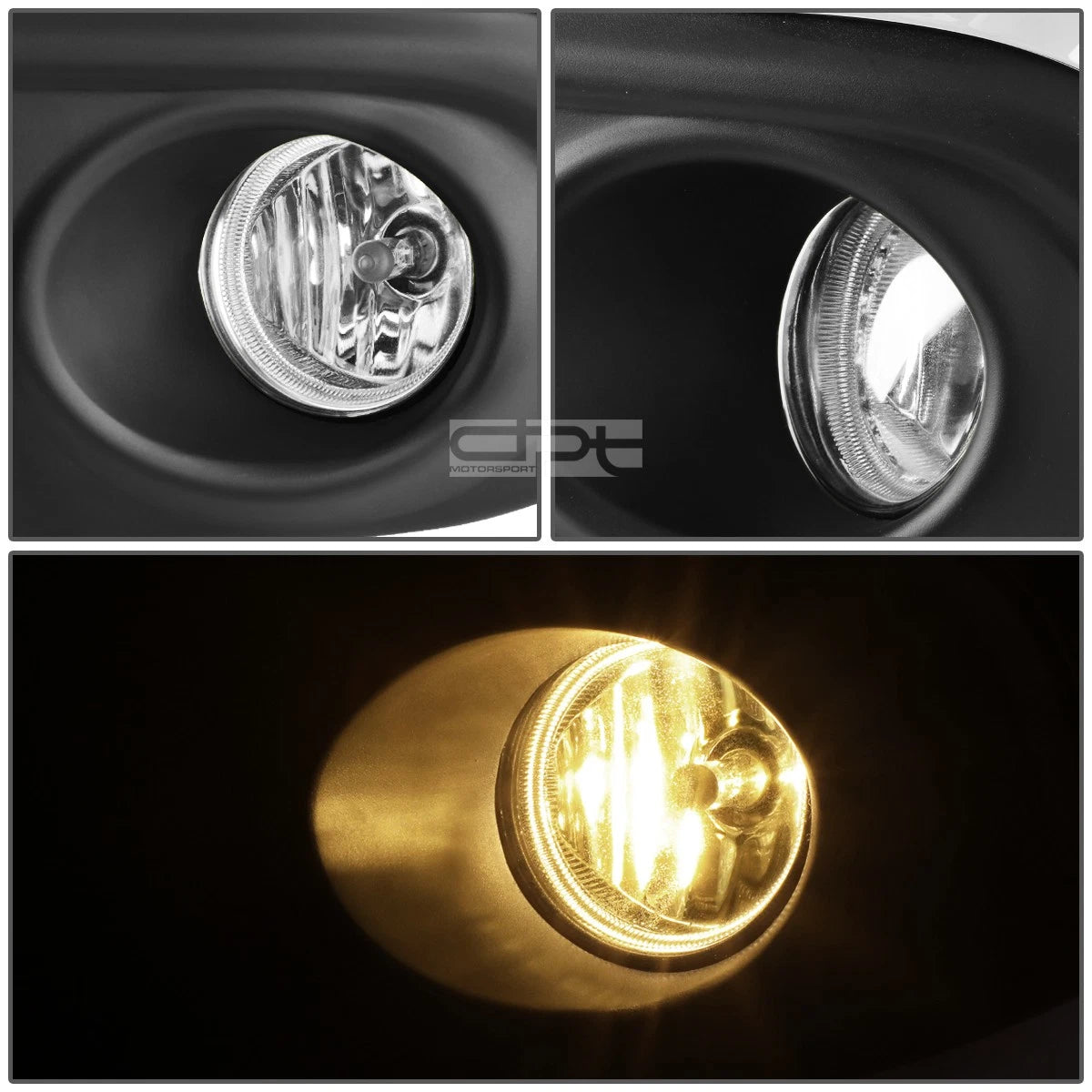 Fog Light Lamp Set for Honda Civic FC1 (2016) - Clear Lens, Cover, Switch
