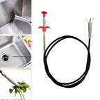 Flexible Drain Snake Tool for Sink and Tub Clog Removal (0.6m, 2.0m)