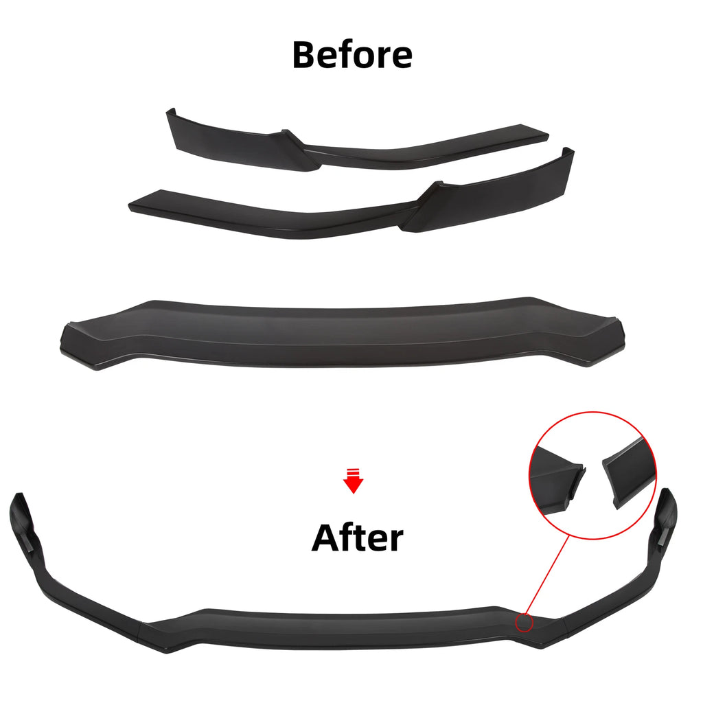 Front Bumper Lip Spoiler Splitter for Nissan Maxima Sedan (2016–2018)